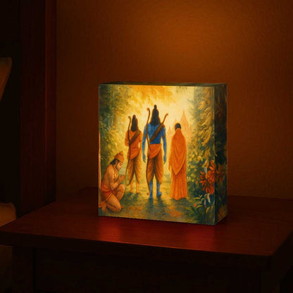 Ram Lamp Spiritual Night Light – Perfect for Gifting & Home Decoration