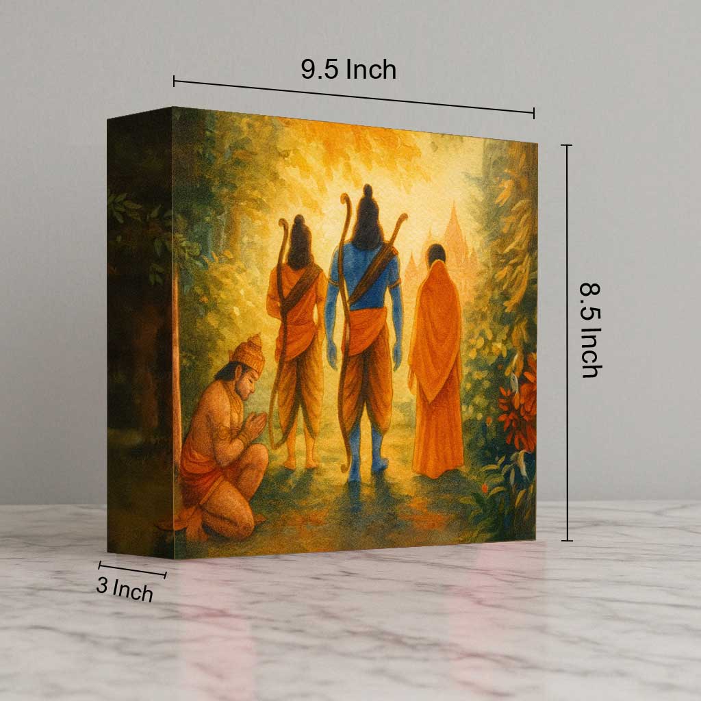 Ram Lamp Spiritual Night Light – Perfect for Gifting & Home Decoration