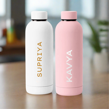 Nutcase Stainless Steel Water Bottle Double Insulated 500ml Bottles for Office Home Travel- BPA Free, Leakproof - SET OF 2