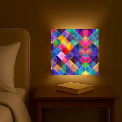 Designer Square Wall Lamp - Colorful Squares
