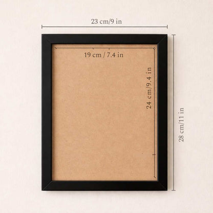 Personalized Thick Photo Frames for Wall - Acrylic Black & White Photo Frames