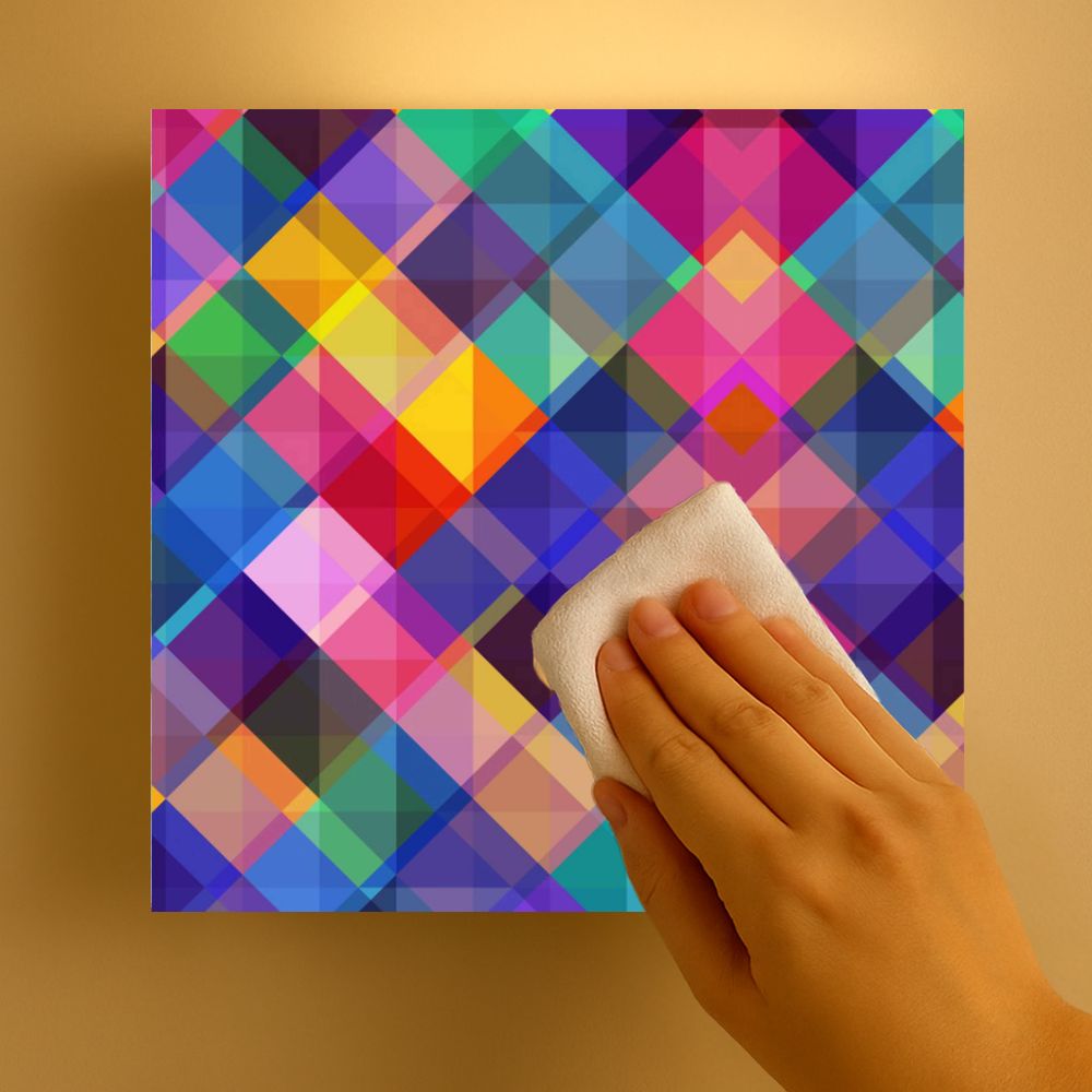 Designer Square Wall Lamp - Colorful Squares