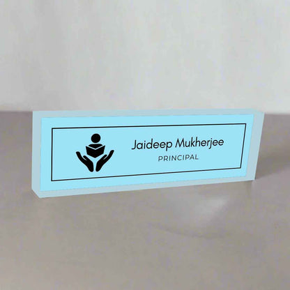 Principal Desk Name Plate – Personalized Professional Accessory for Teachers and Principals