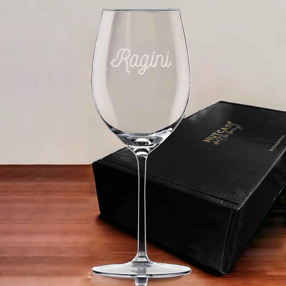 Customized Wine Glasses With Name Wine Glass - Add Name