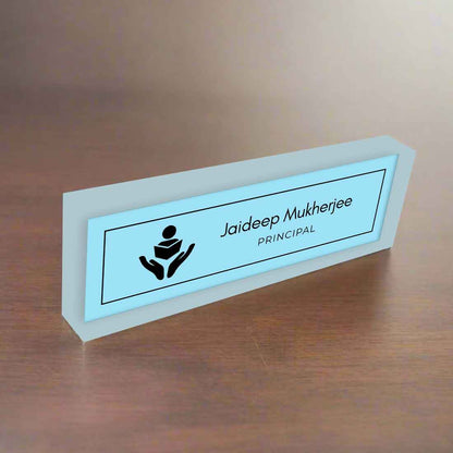 Principal Desk Name Plate – Personalized Professional Accessory for Teachers and Principals
