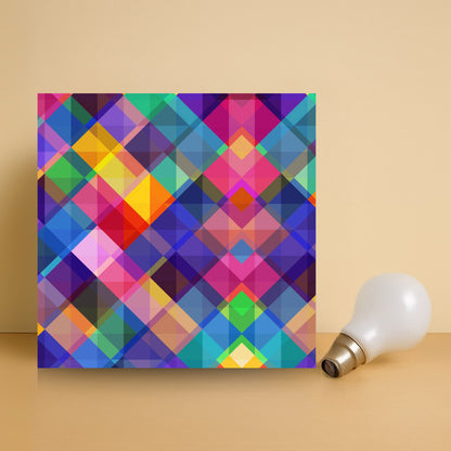 Designer Square Wall Lamp - Colorful Squares