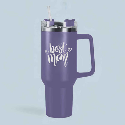 Gift for Mom – Mother’s Day Engraved Water Bottle | 1200ml Cold Tumbler Flask with Handle