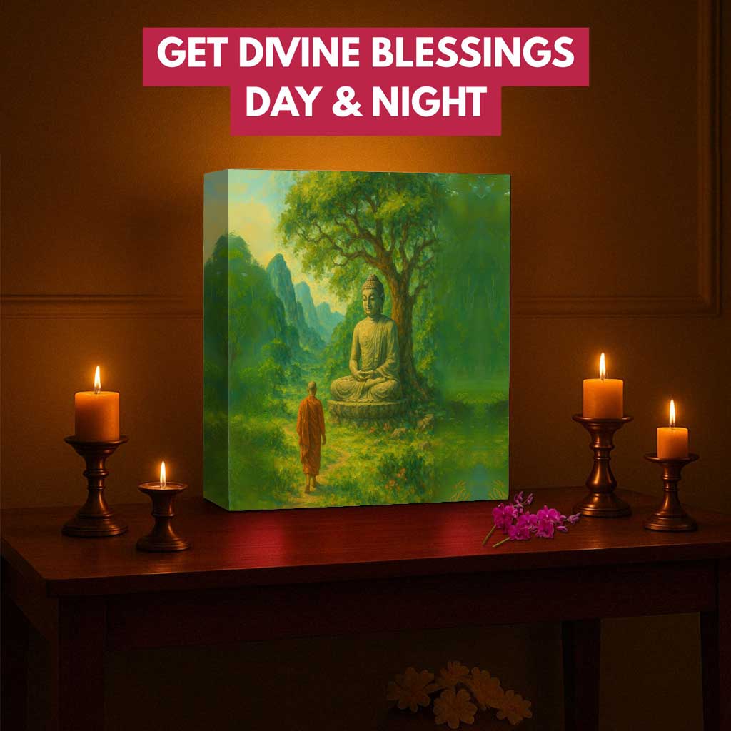 Buddha Light – Tranquil Night Light with Peaceful Buddha Design