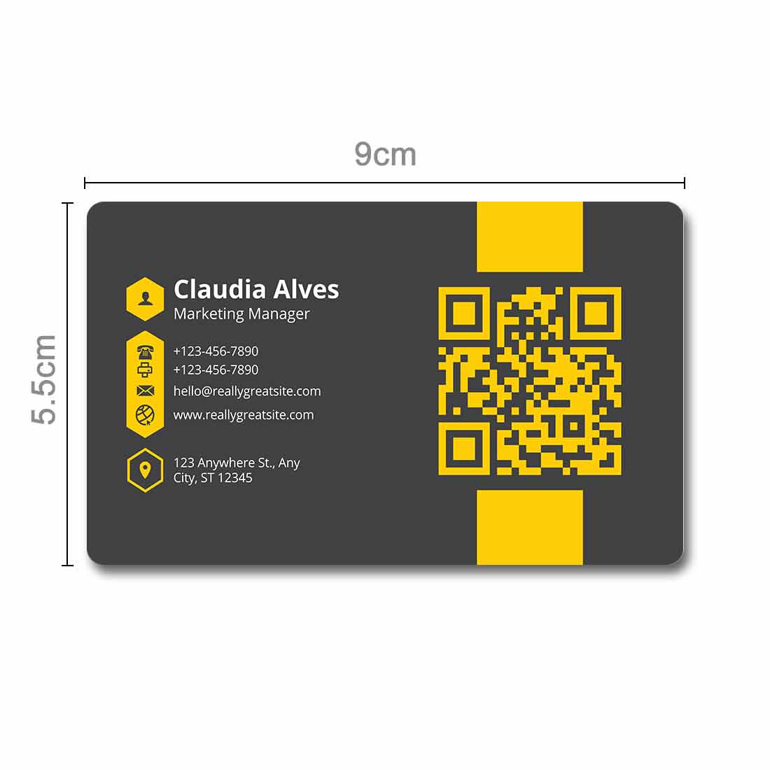 create digital business card with qr code