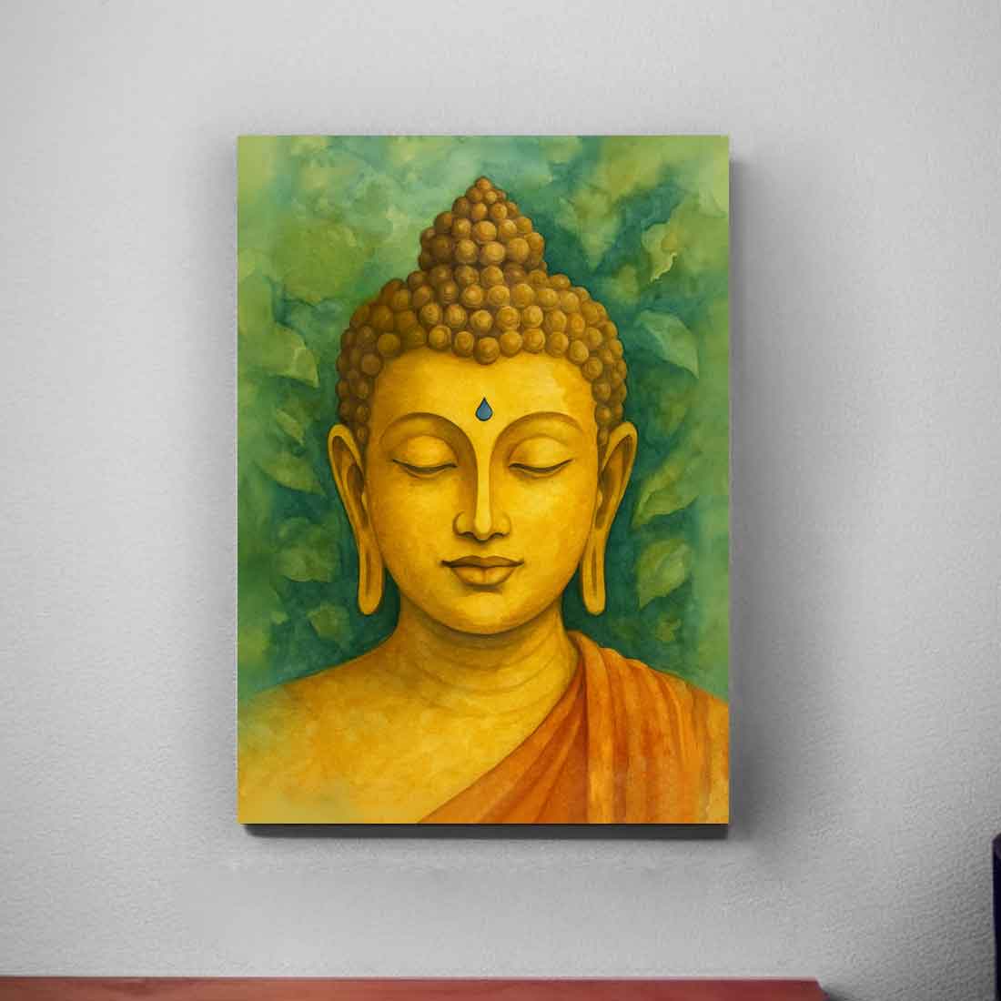 Buddha Photo Frame with LED Light – Premium Acrylic Wall Art for Home & Office Décor