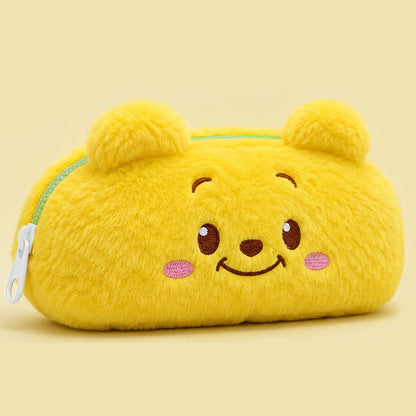 Personalised Pencil Pouch with 3D Ears & Custom Name | Birthday Gift for Kids | Plush Faux Fur