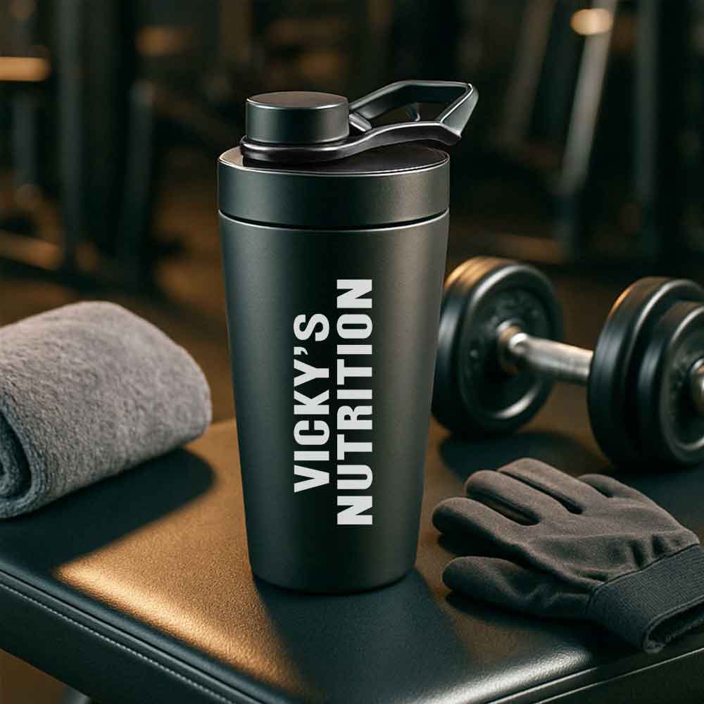 Custom Protein Shaker Bottle Mixer Sippers Gym Workouts with Whisk Ball