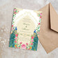 Muslim Wedding Cards - Islamic Wedding Invitation Card-6x9 inches (Acrylic or Satin on Paper Board)(25 pcs)