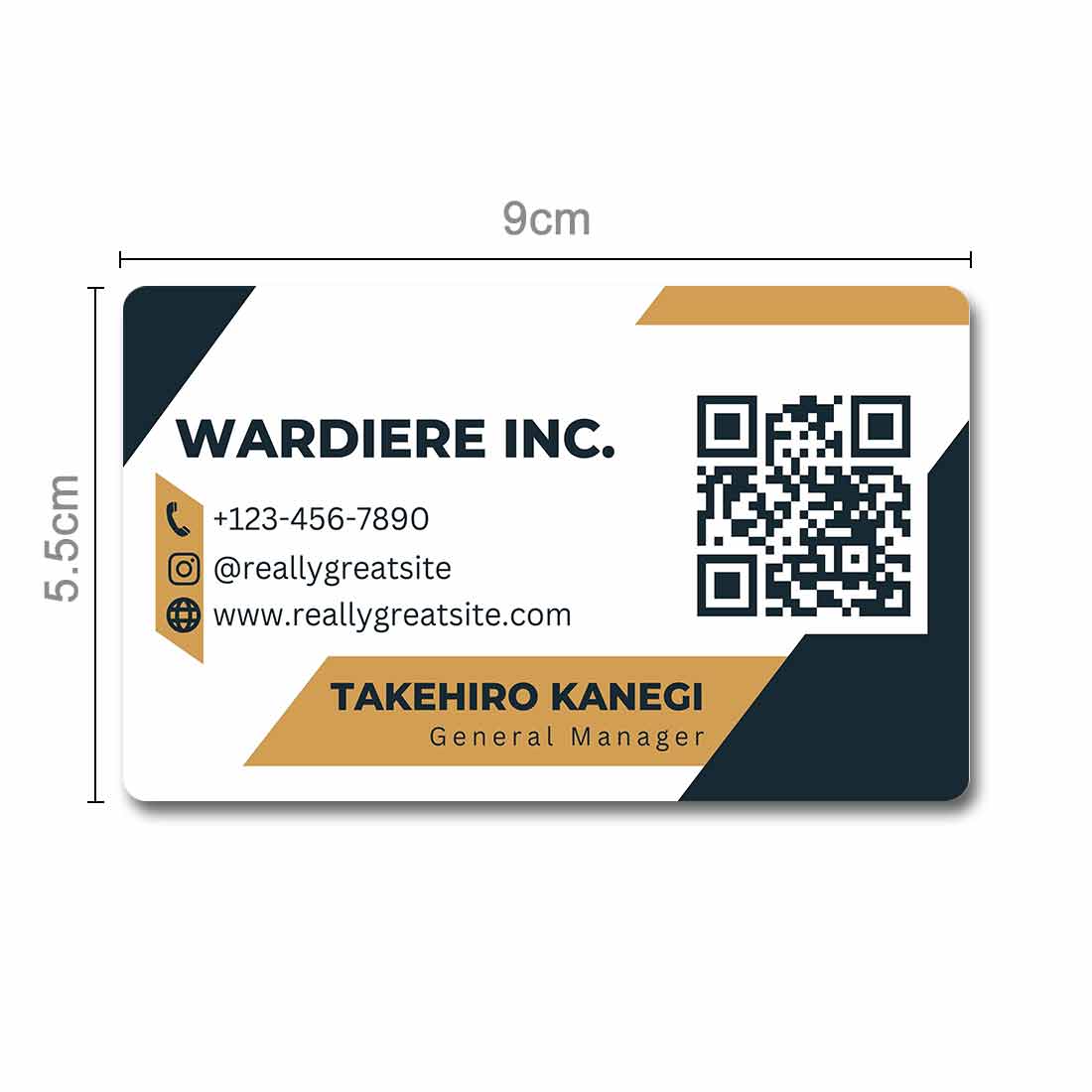 make a qr code business card