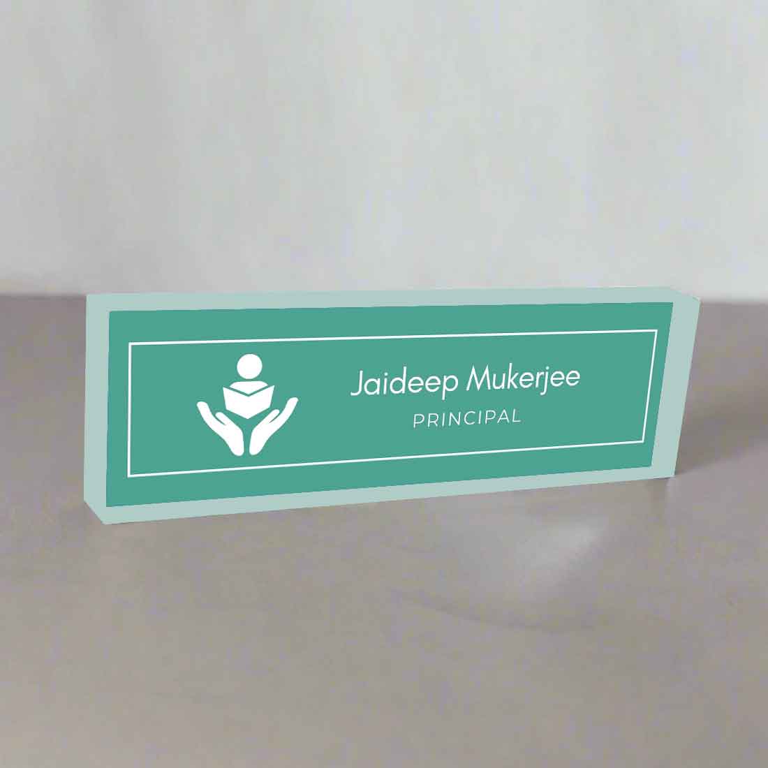 Principal Desk Name Plate – Personalized Professional Accessory for Teachers and Principals