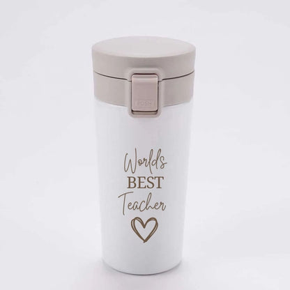 Coffee Mug for Teacher Stainless Steel Travel Flask-Perfect Teacher Day Gift (380 ML)