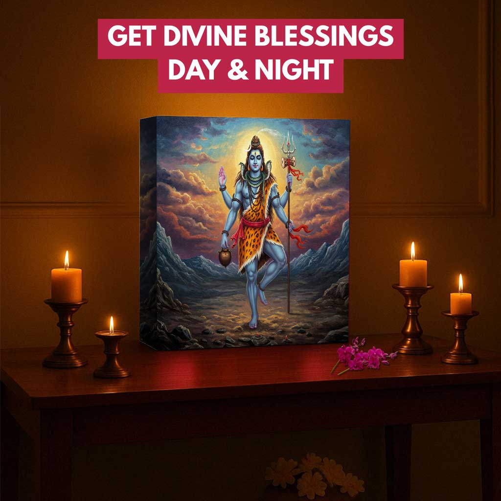 Shiva Lamp for Spiritual Home Decoration –  Beautiful God Lamp