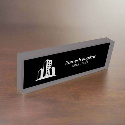 Table Name Board for Architecture – Personalized Professional Desk Display
