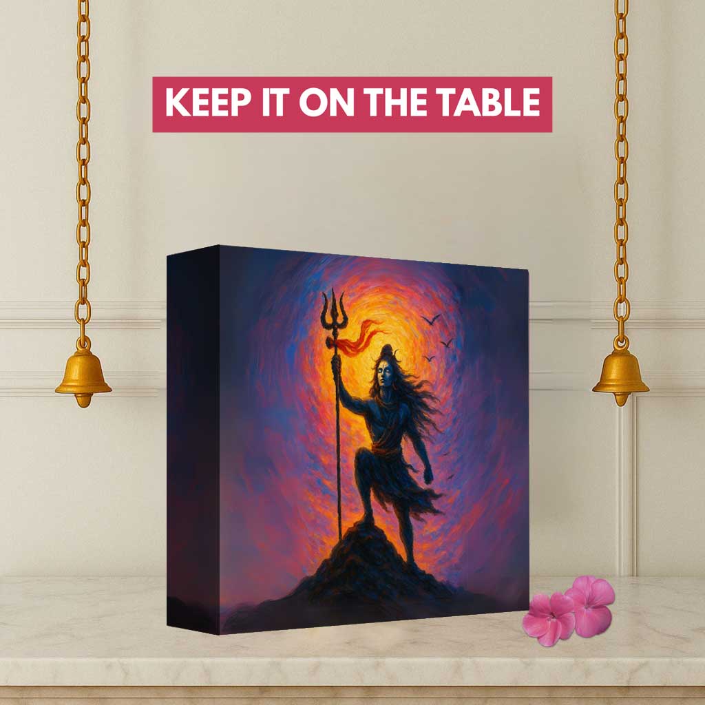 Shiva Light Lamp for Spiritual Home Décor – Beautiful Mahadev LED Lamp