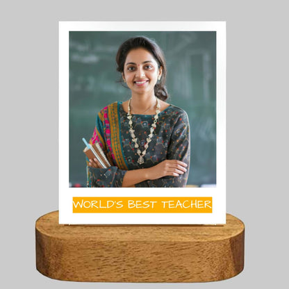 Personalized Gift for Teacher – Photo LED Lamp for Teacher’s Day