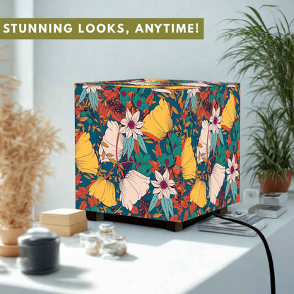 Nutcase Cube Lamp for Bedroom – Mini LED Lamps for Home - Floral