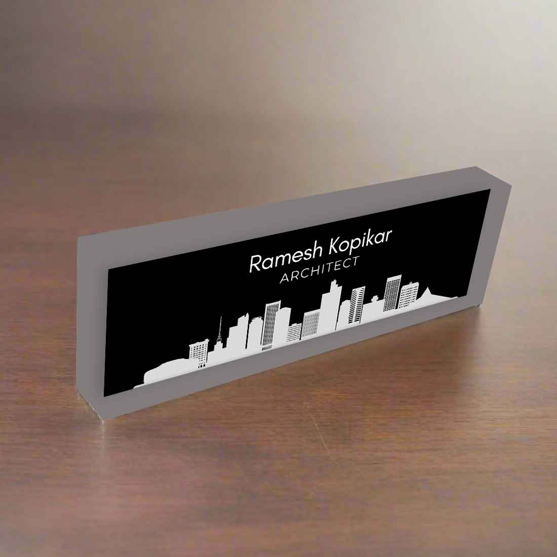 Table Name Board for Architecture – Personalized Professional Desk Display