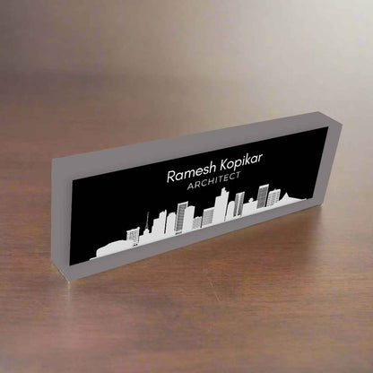 Table Name Board for Architecture – Personalized Professional Desk Display