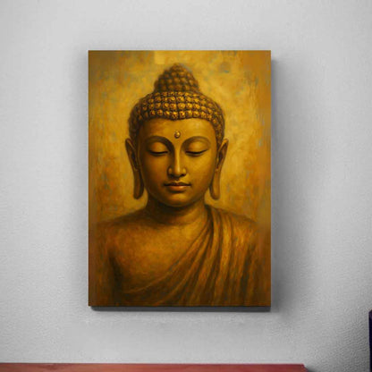 Buddha Photo Frame for Wall with LED Light – Elegant Acrylic Art for Home & Office Décor