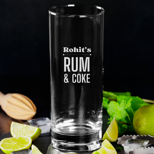 Custom Alcohol Glasses with Engraving