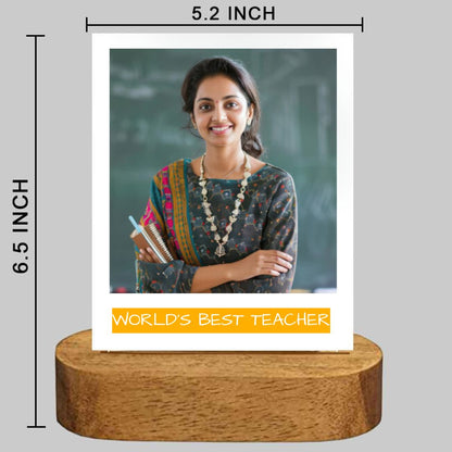 Personalized Gift for Teacher – Photo LED Lamp for Teacher’s Day