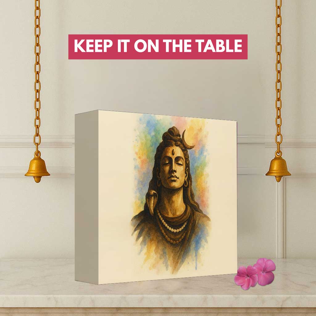 God Light Lamp – Glowing Shiva LED for Home Temple & Meditation Space