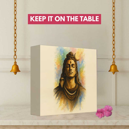 God Light Lamp – Glowing Shiva LED for Home Temple & Meditation Space