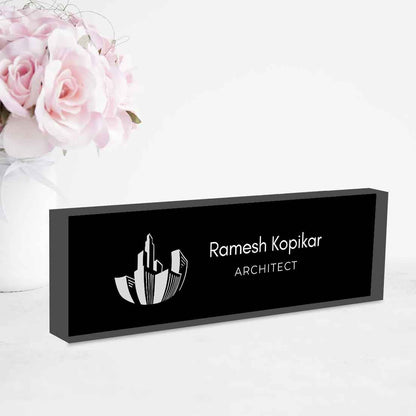Table Name Board for Architecture – Personalized Professional Desk Display