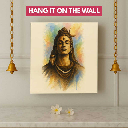 God Light Lamp – Glowing Shiva LED for Home Temple & Meditation Space