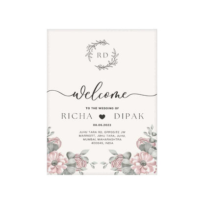 Marriage Reception Invitation Card -Custom Wedding Card