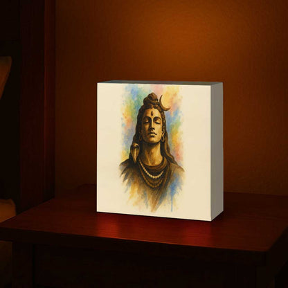 God Light Lamp – Glowing Shiva LED for Home Temple & Meditation Space