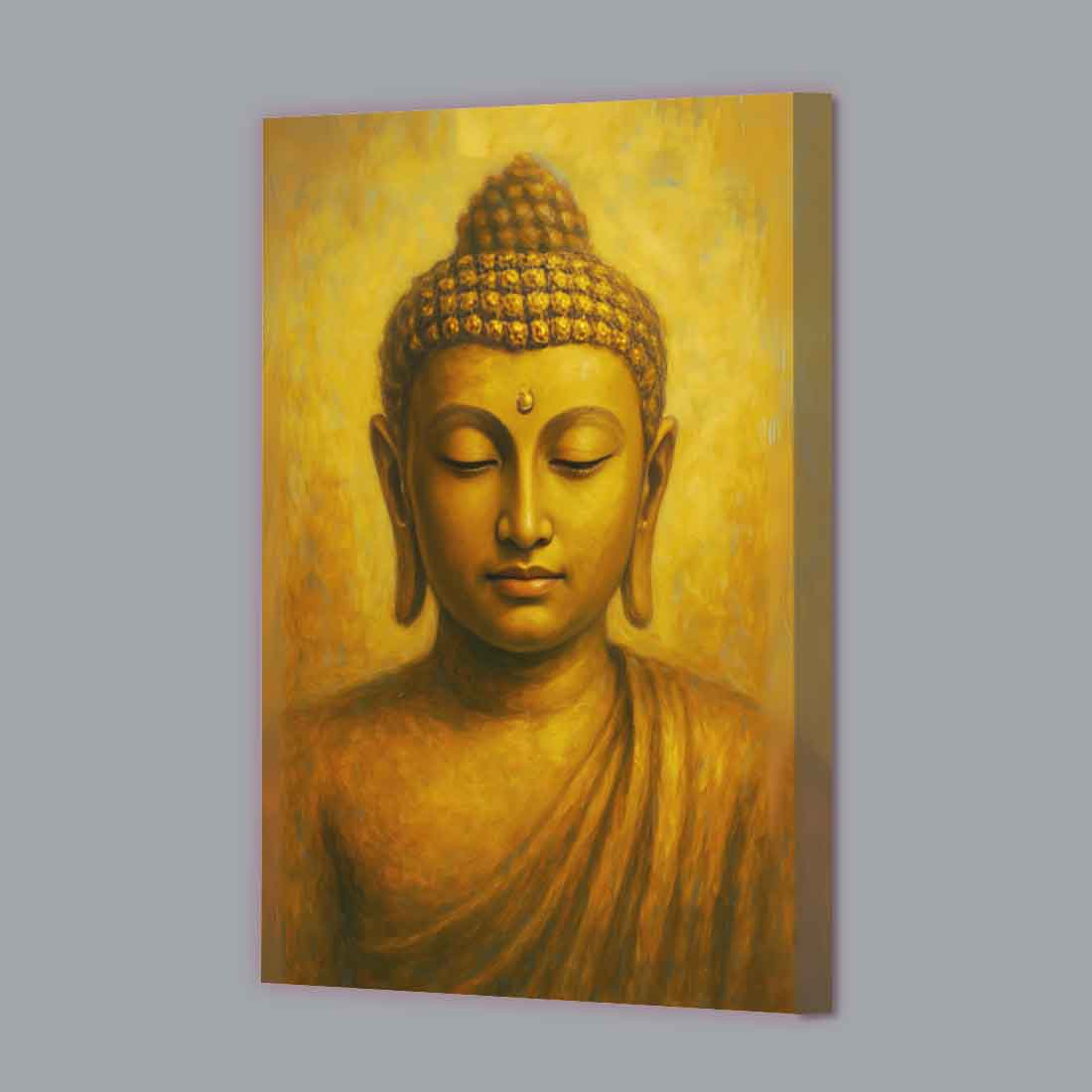 Buddha Photo Frame for Wall with LED Light – Elegant Acrylic Art for Home & Office Décor
