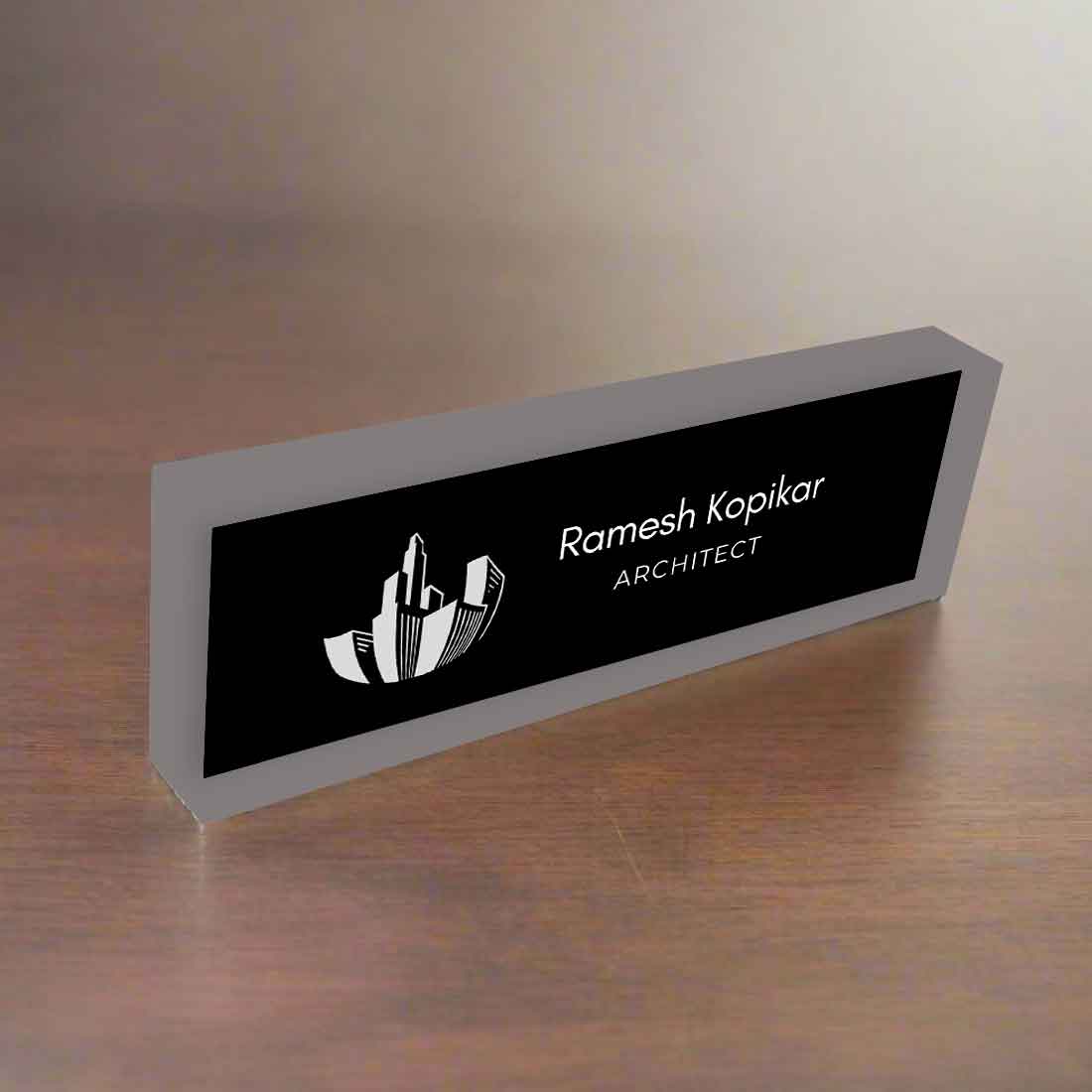 Table Name Board for Architecture – Personalized Professional Desk Display