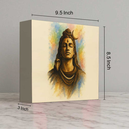 God Light Lamp – Glowing Shiva LED for Home Temple & Meditation Space