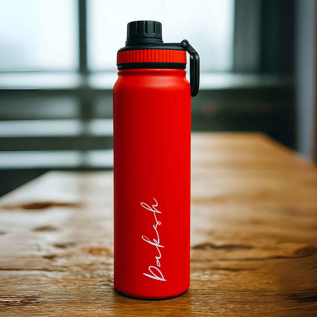 Nutcase Custom Bottle 800ml / 1000ml Double Insulated Water Bottle with Name - Keeps Water Hot/Cold for Hours