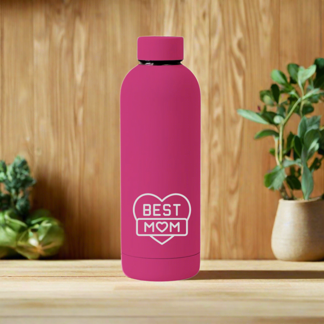 Nutcase Stainless Steel Water Bottle Double Insulated 500ml Bottles for Mom - BPA Free, Leakproof- Best Mom