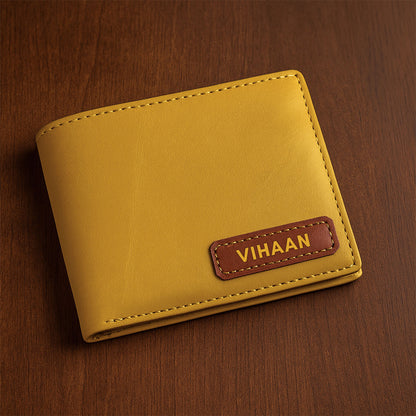 Custom Wallet for Men – Genuine Leather Premium Wallet with 9 Card Slots, Flip iCard Slot & 2 Cash Compartments