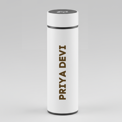 Custom Thermos Flask for Tea Coffee Travel Hot and Cold Drinks With Temperature Display