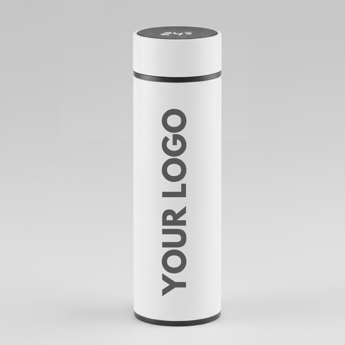 Personalised Thermal Flask for Tea with Temperature Display - ADD LOGO