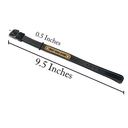 Best Bro Rakhi with Engraving & Metal Buckle - Stylish Rakhi for Brother