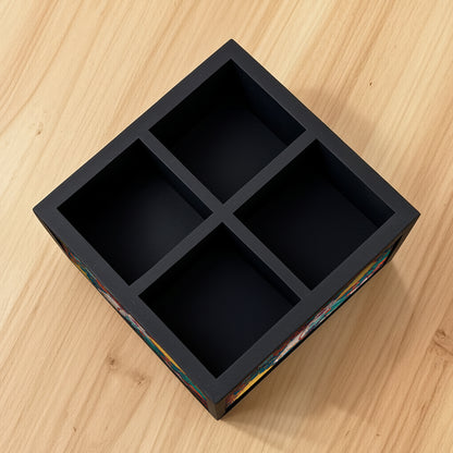 Cutlery Stand Spoon Holder Organizer for Dining Table - Autumn Leaves