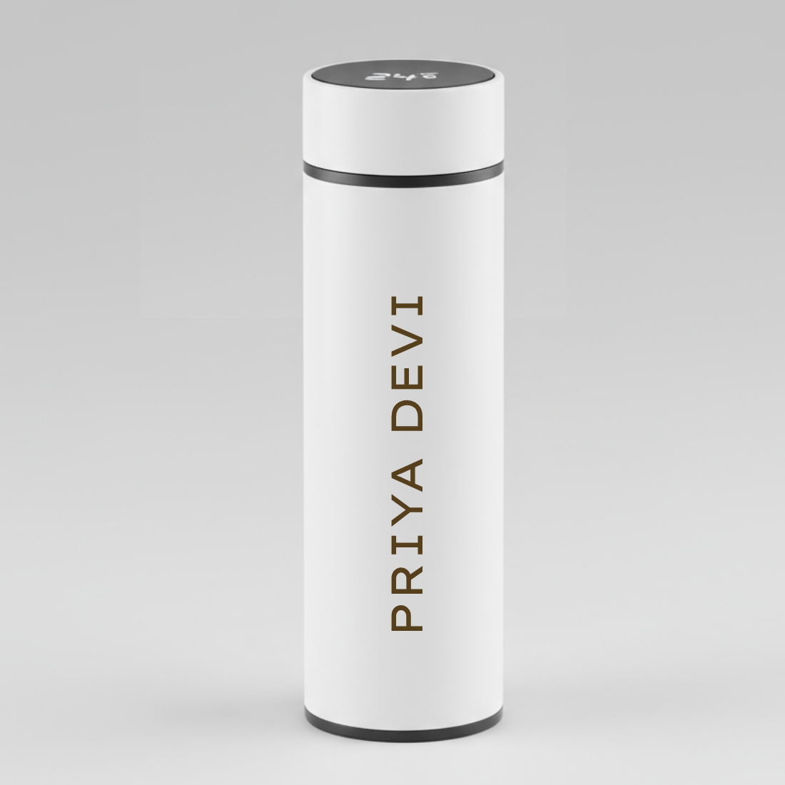 Personalised Thermal Flask Hot & Cold With Temperature Display - Add Name