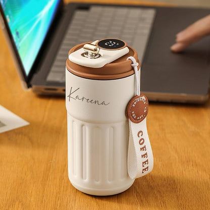 Nutcase Insulated Coffee Tumbler Made with 304 Stainless Steel Temperature Display-500ml