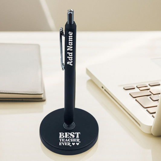 Personalized Pen for Teacher with Magnetic Stand – Unique Teacher Day Gift