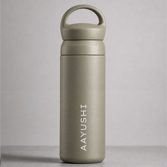 Customized Travel Water Bottle 500ml - Stainless Steel Bottle with Name